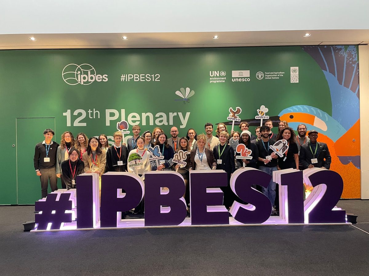 CYMG to UNEP together with other youth organizations at the 12th IPBES plenary, including: GYBN UK: Global Youth Biodiversity Network, Reserva: The Youth Land Trust YLT, Jongerenmilieuraad (JMR), Young Ecosystems Service Specialists (YESS), Imperial College London Centre for Environmental Policy, Imperial Grantham Institute, Future Earth, and the University of Oxford’s Biology Department.