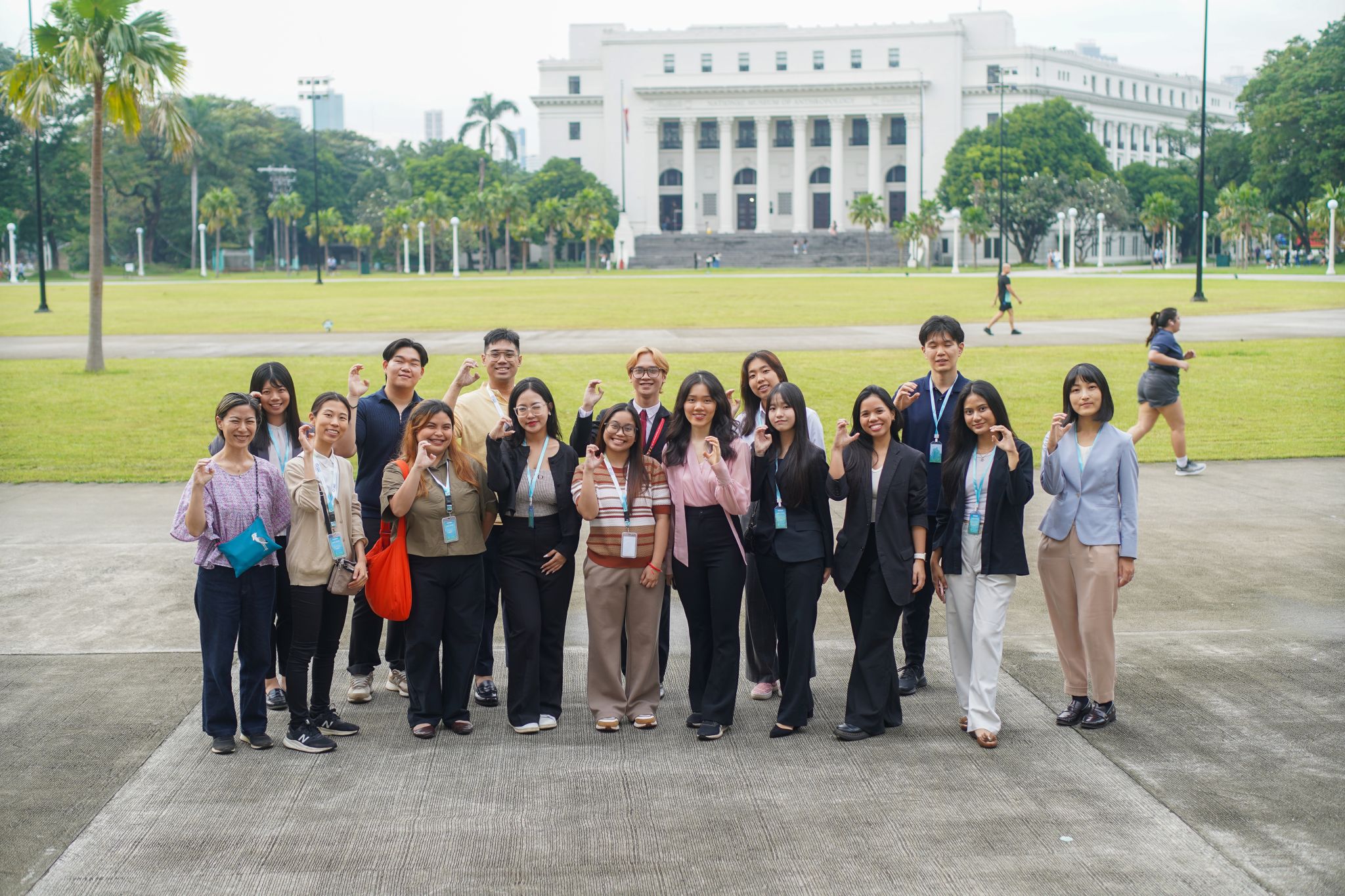 Delegation field visit in Manila
