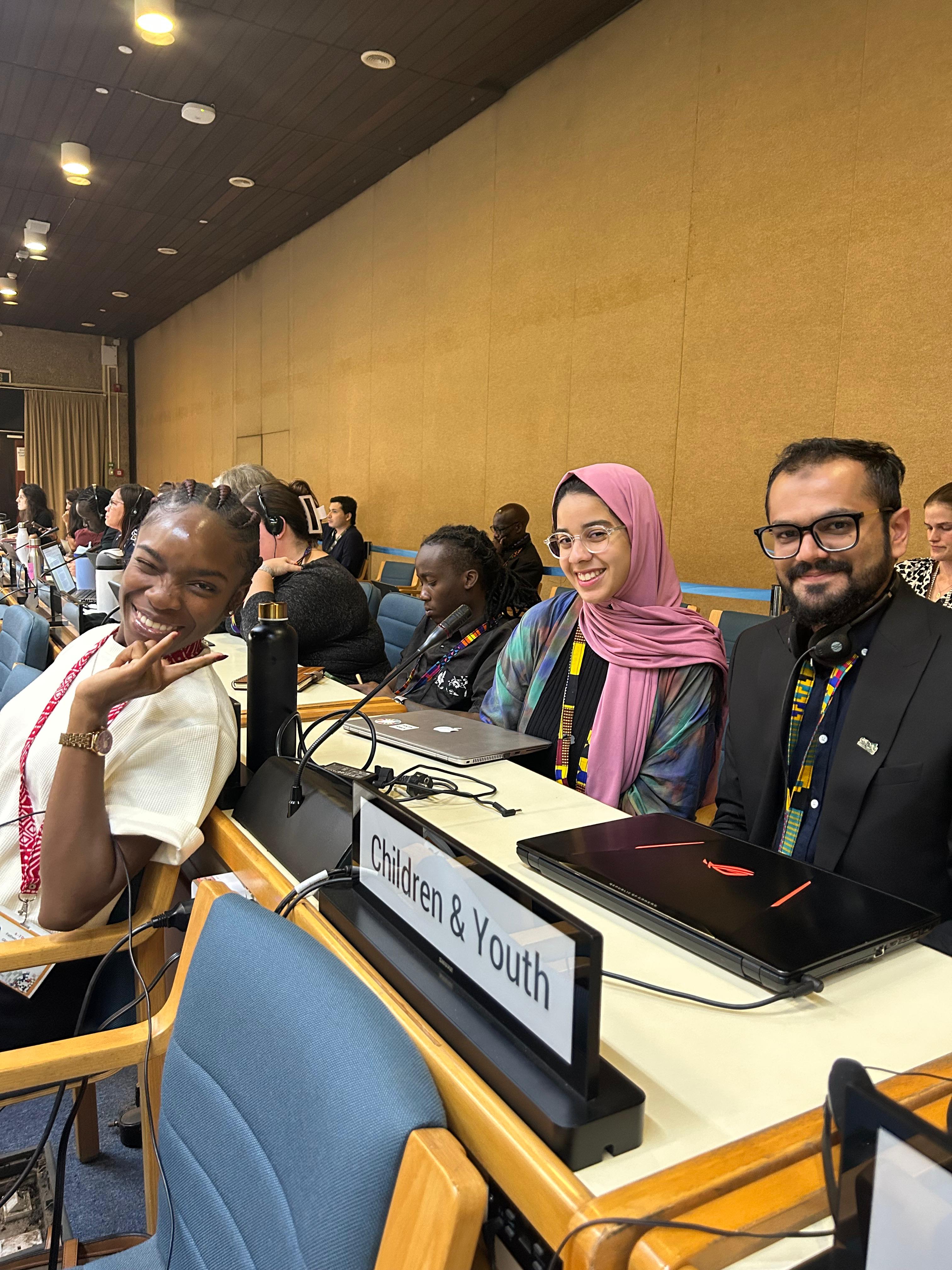 CYMG Environmental Health delegation at UNEP Headquarters