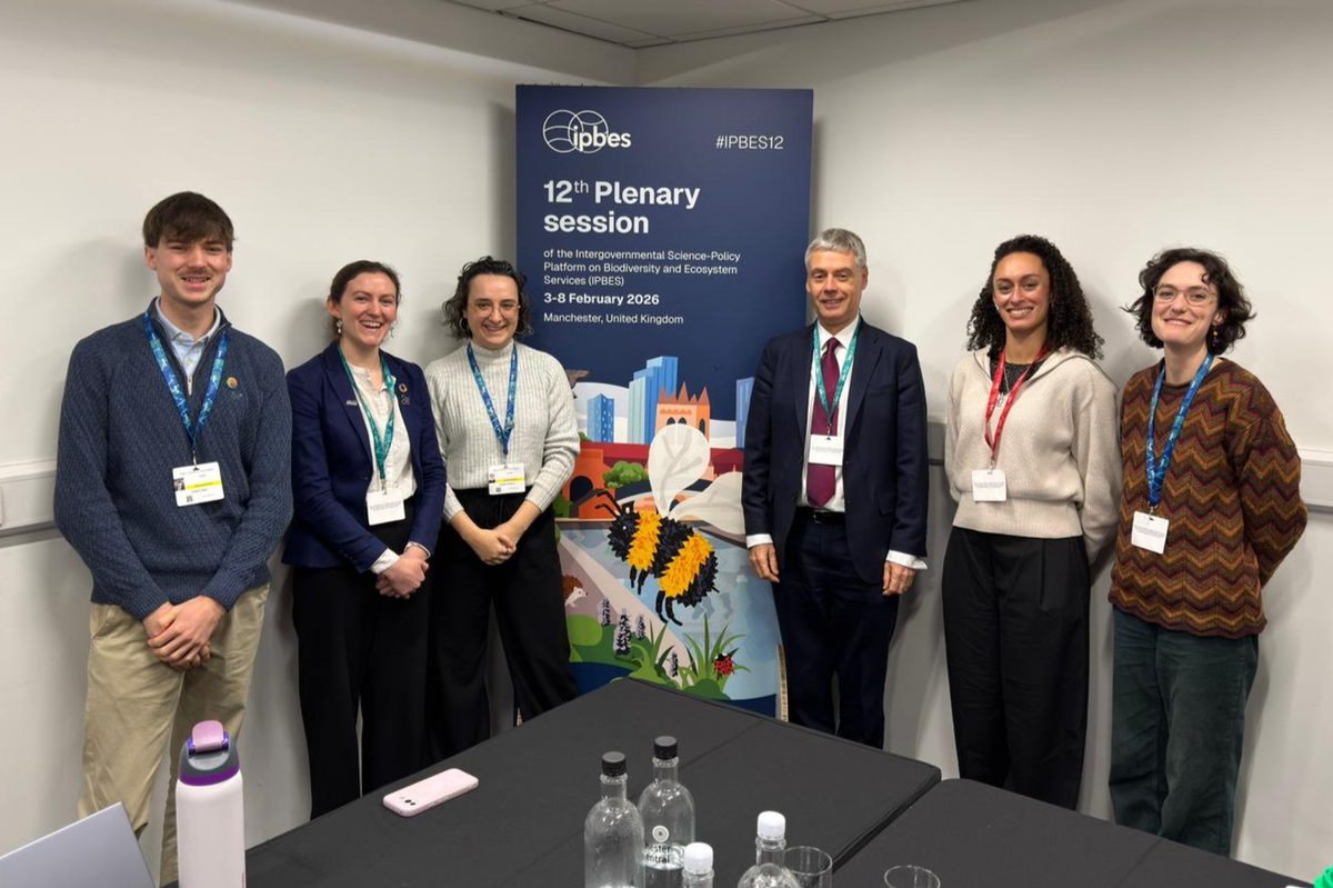 CYMG to UNEP and GYBN UK delegates pictured with Defra at IPBES12, Manchester, United Kingdom