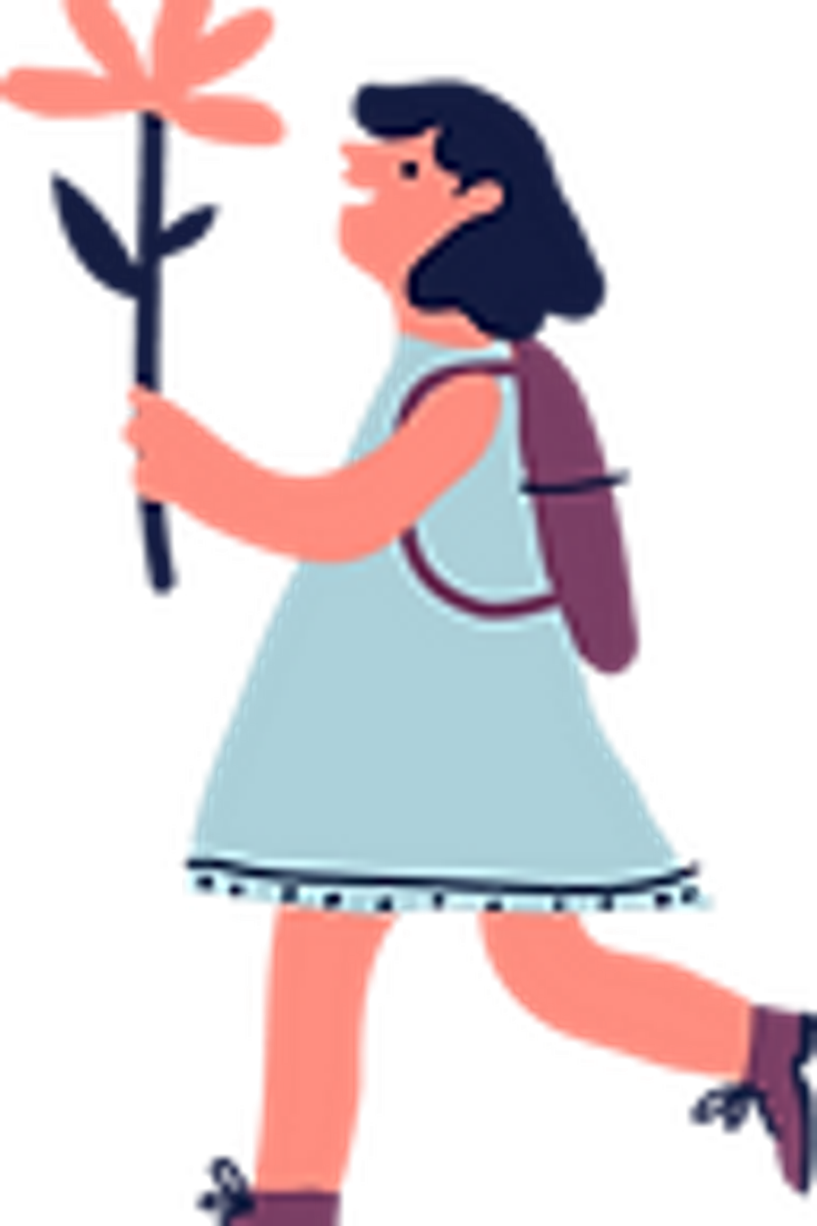 Girl with Flower