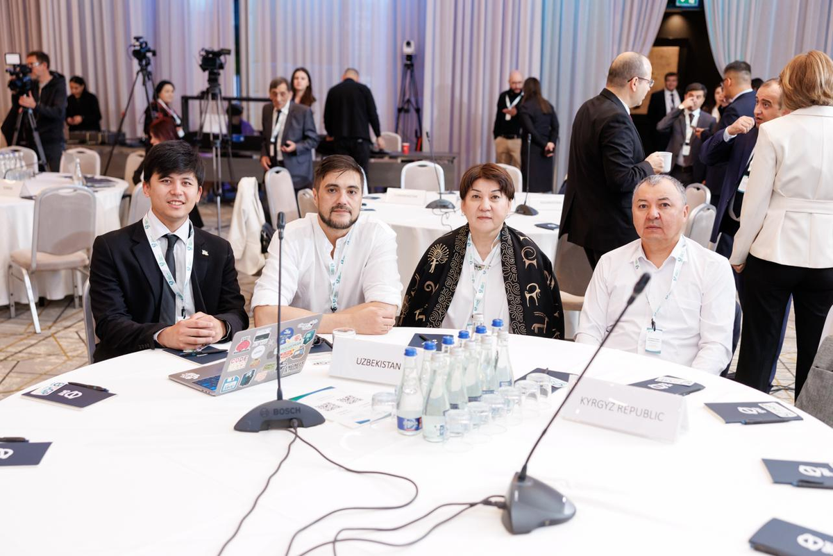 Sultonov Azamkhon, first from left, representing CYMG at the GEF-9 Regional Planning Workshop.