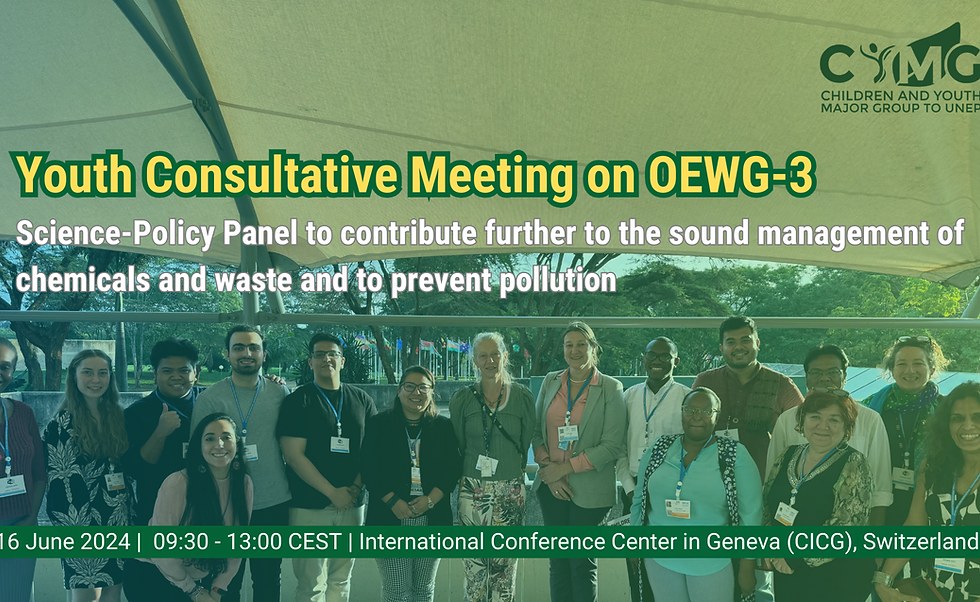 Youth Consultative Meeting on OEWG-3