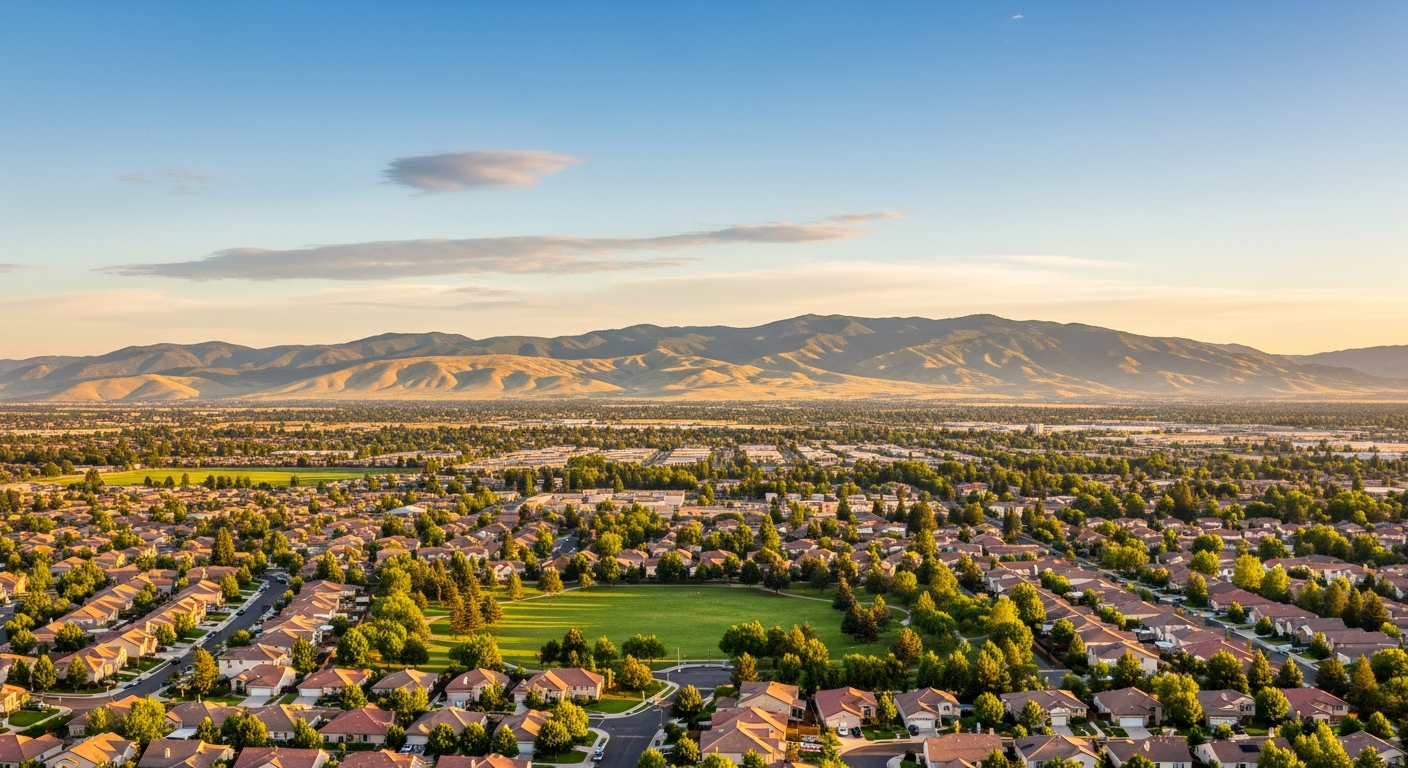 Scenic view of Antelope, California