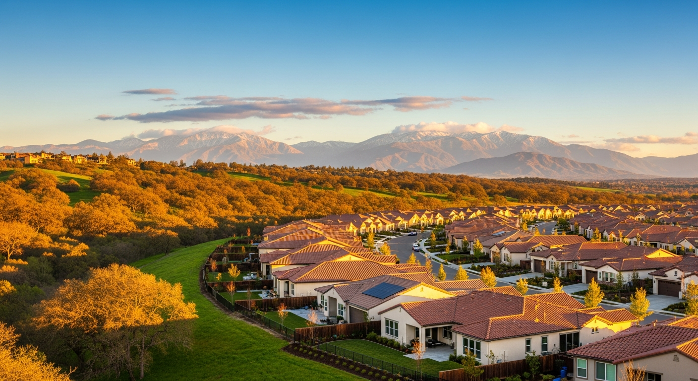 Scenic view of Blackstone in El Dorado Hills, California