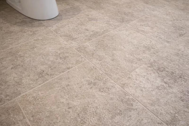 Slip-resistant flooring for accessible and aging-in-place bathroom remodels in Roseville, California installed by western renovations