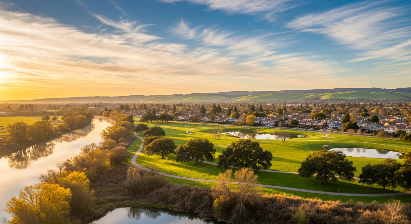 Scenic view of Rancho Cordova, California