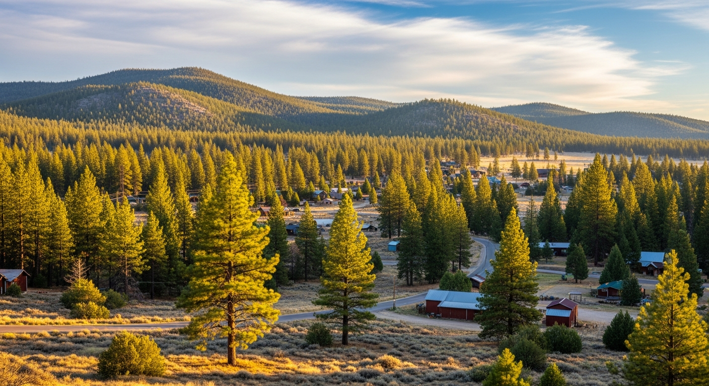 Scenic view of Meadow Vista, California