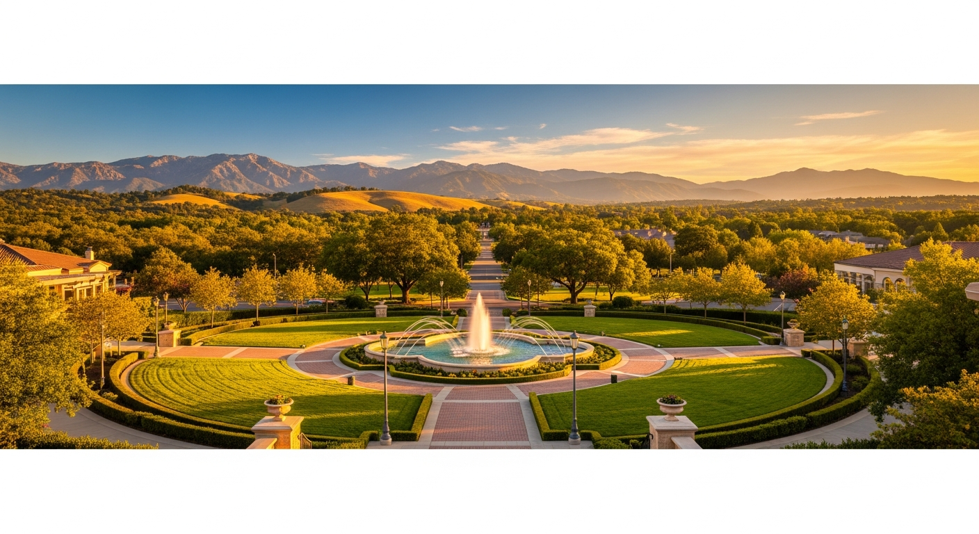 Scenic view of El Dorado Hills, California