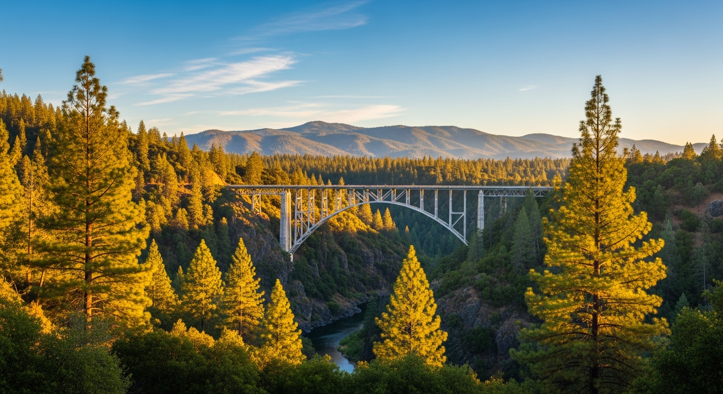 Scenic view of Forest Hill, California