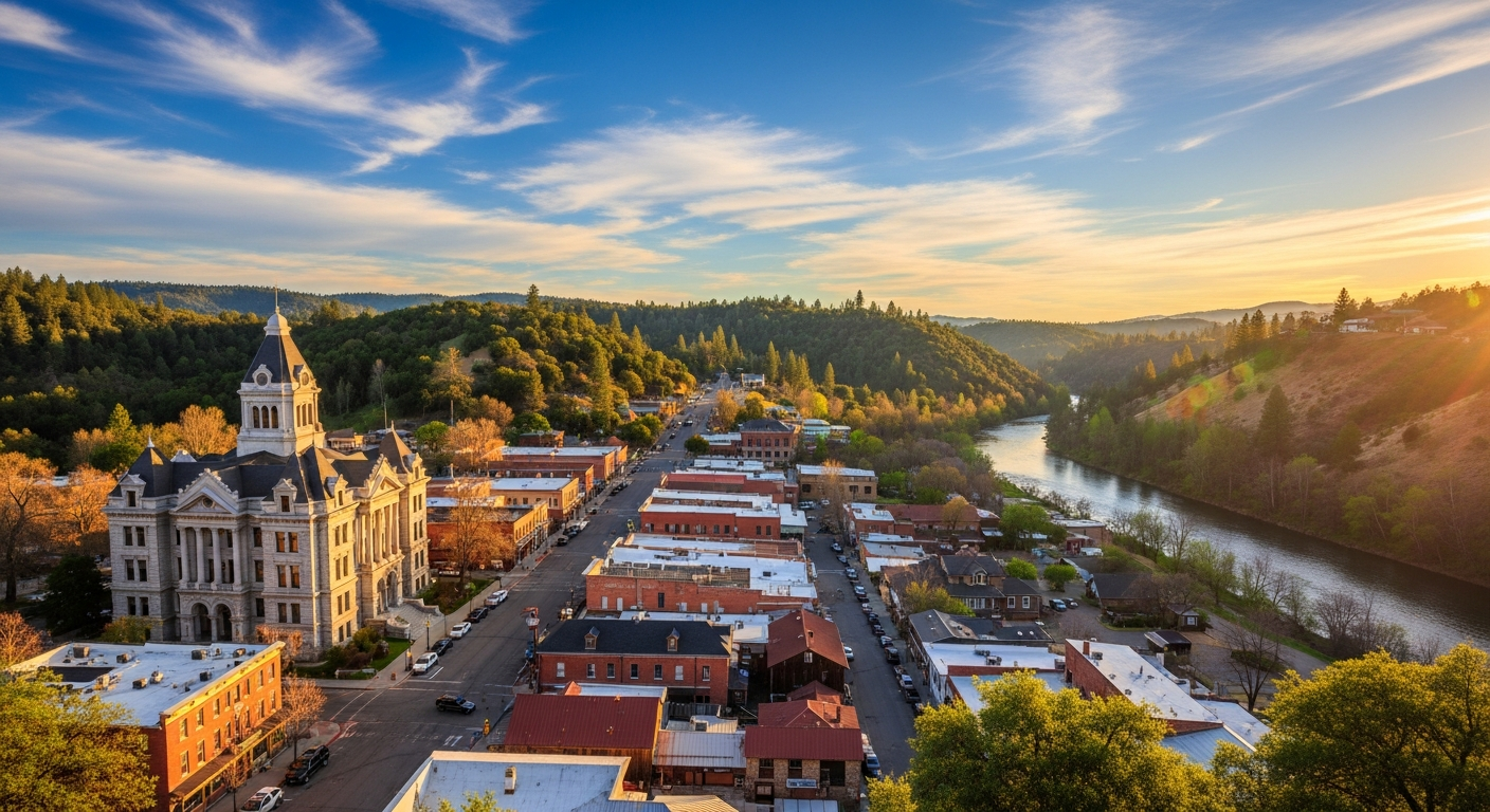 Scenic view of Auburn, California
