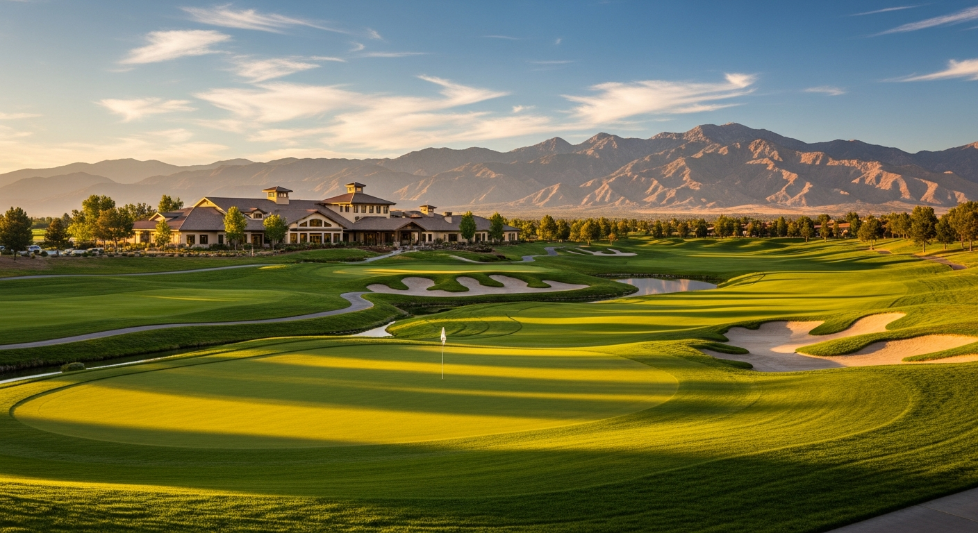 Scenic view of Sun City Lincoln Hills, California