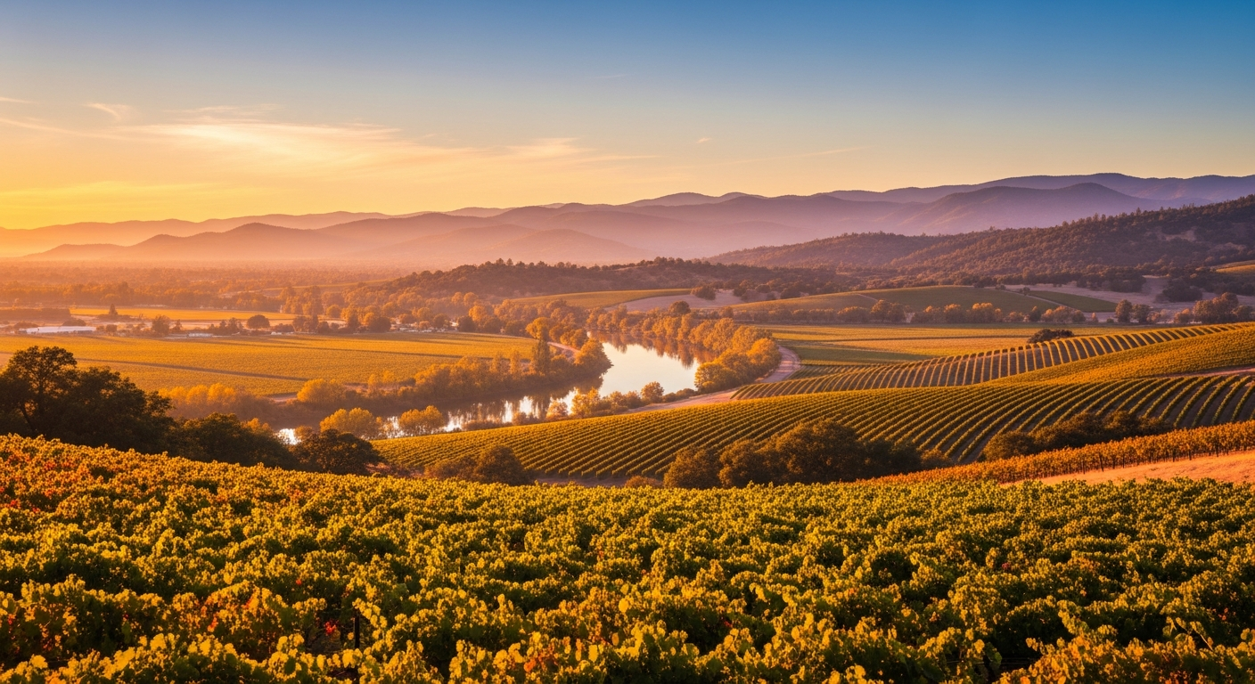 Scenic view of Applegate, California