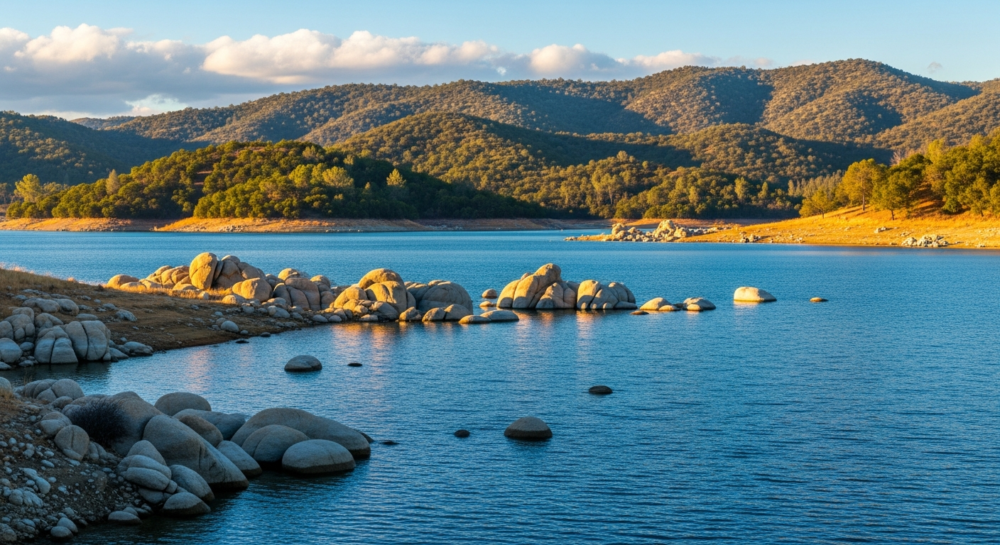 Scenic view of Granite Bay, California