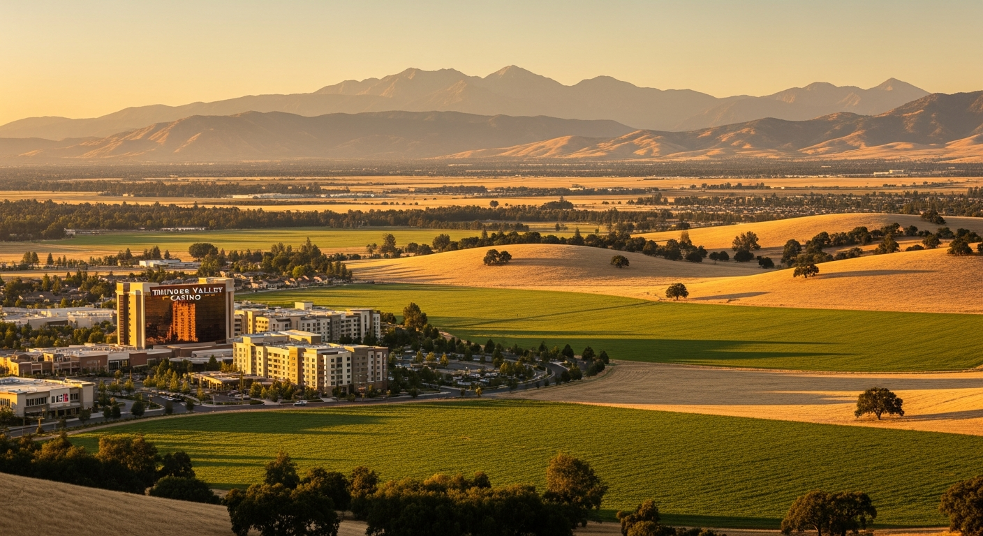 Scenic view of Lincoln, California