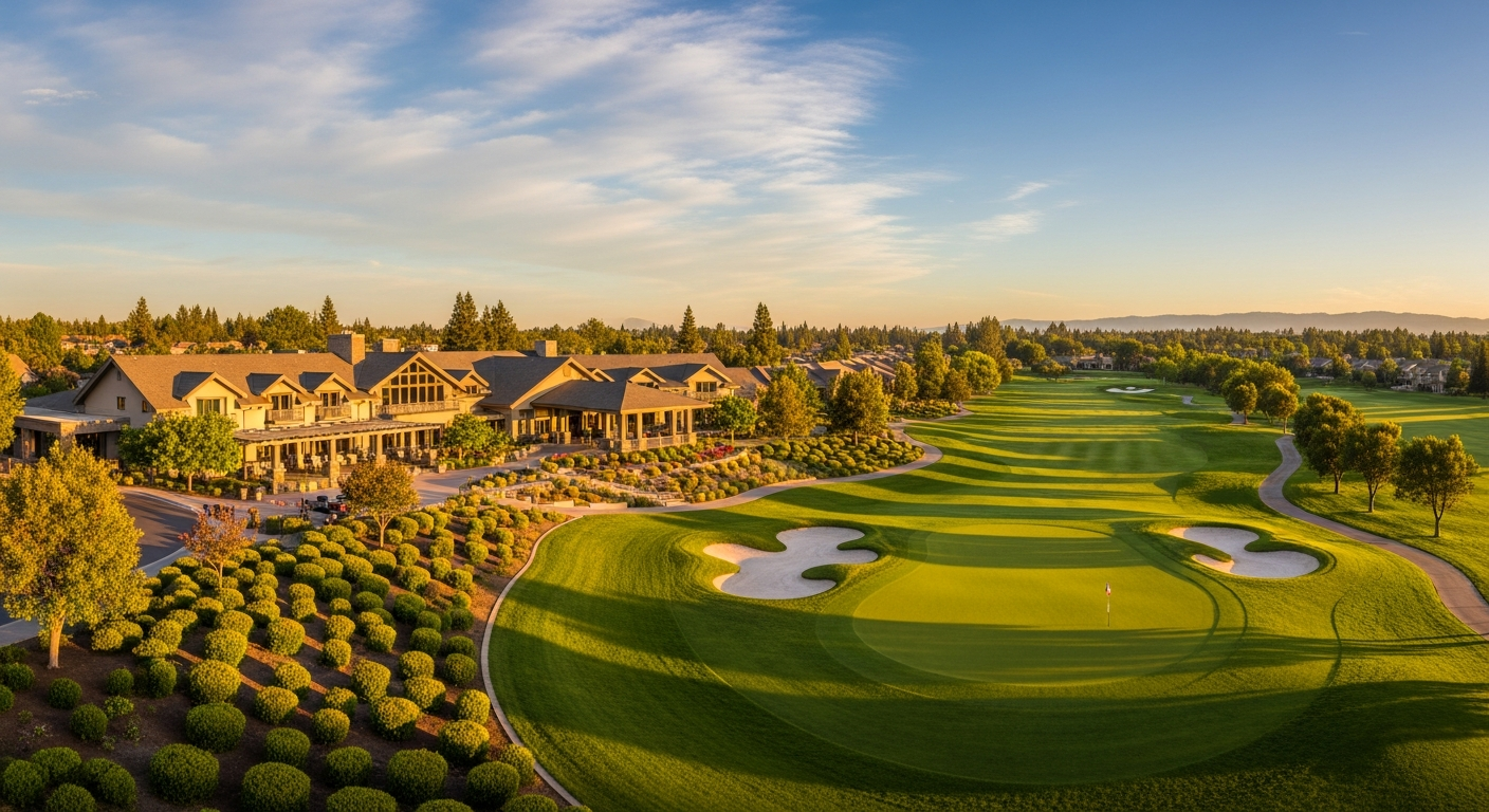 Scenic view of Sun City Roseville, California