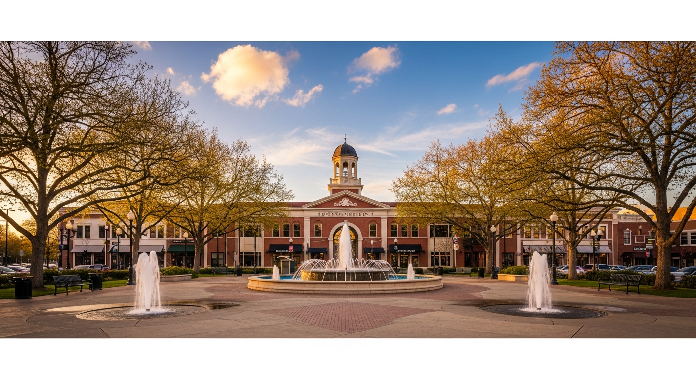 Scenic view of Roseville, California