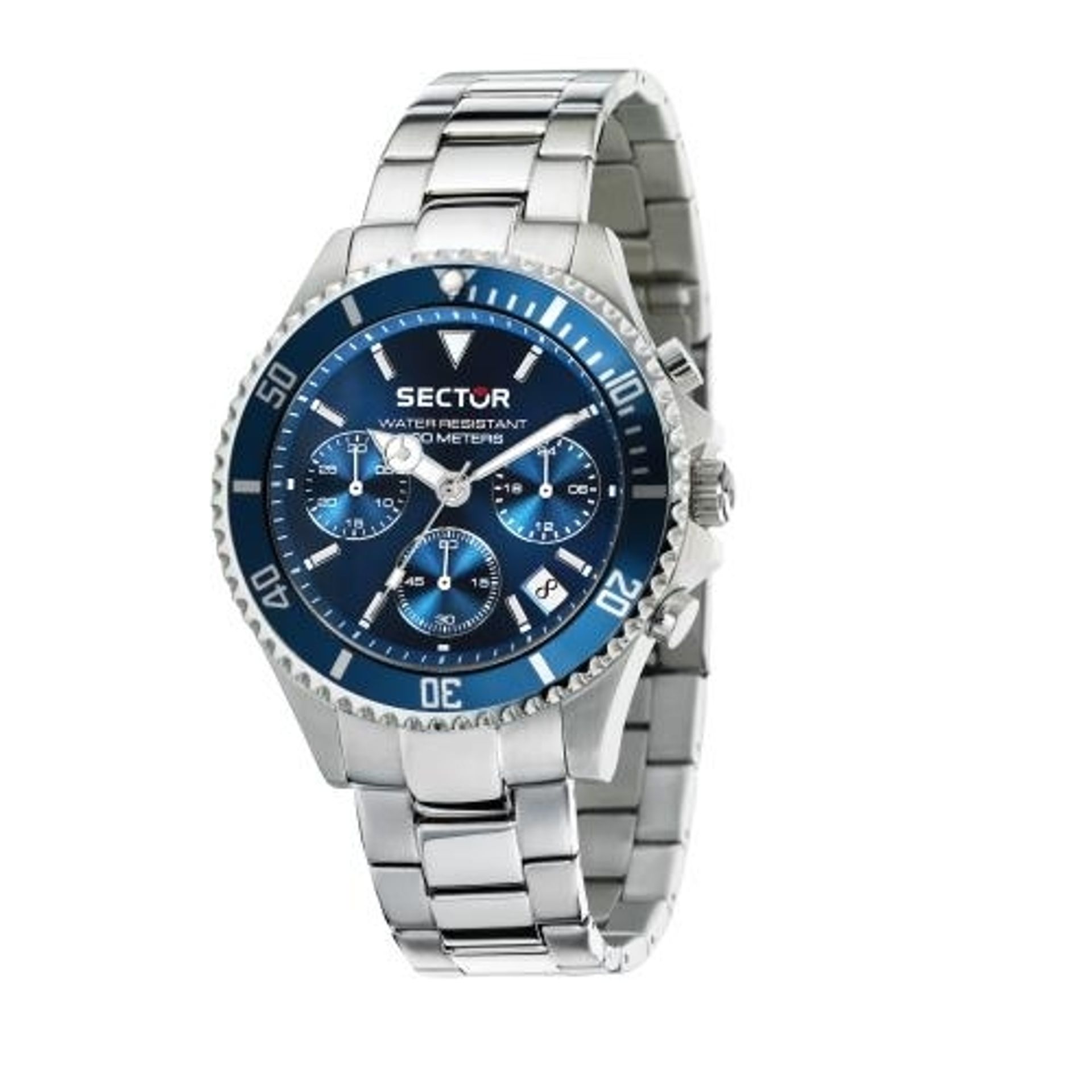 Sector 230 43MM CHR BLU