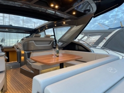 Spacious living area on the main deck