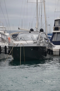 Yacht's front side