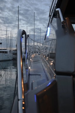 Lights on the main deck