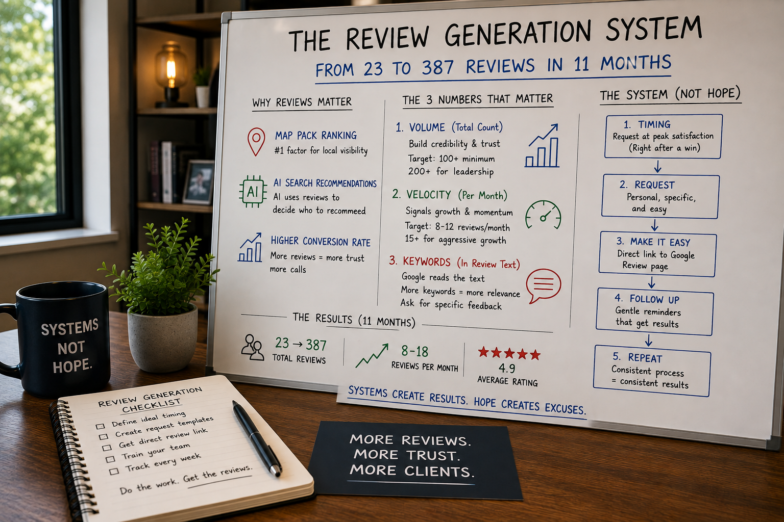 The Review Generation System That Took a Law Firm From 23 to 387 Reviews in 11 Months.