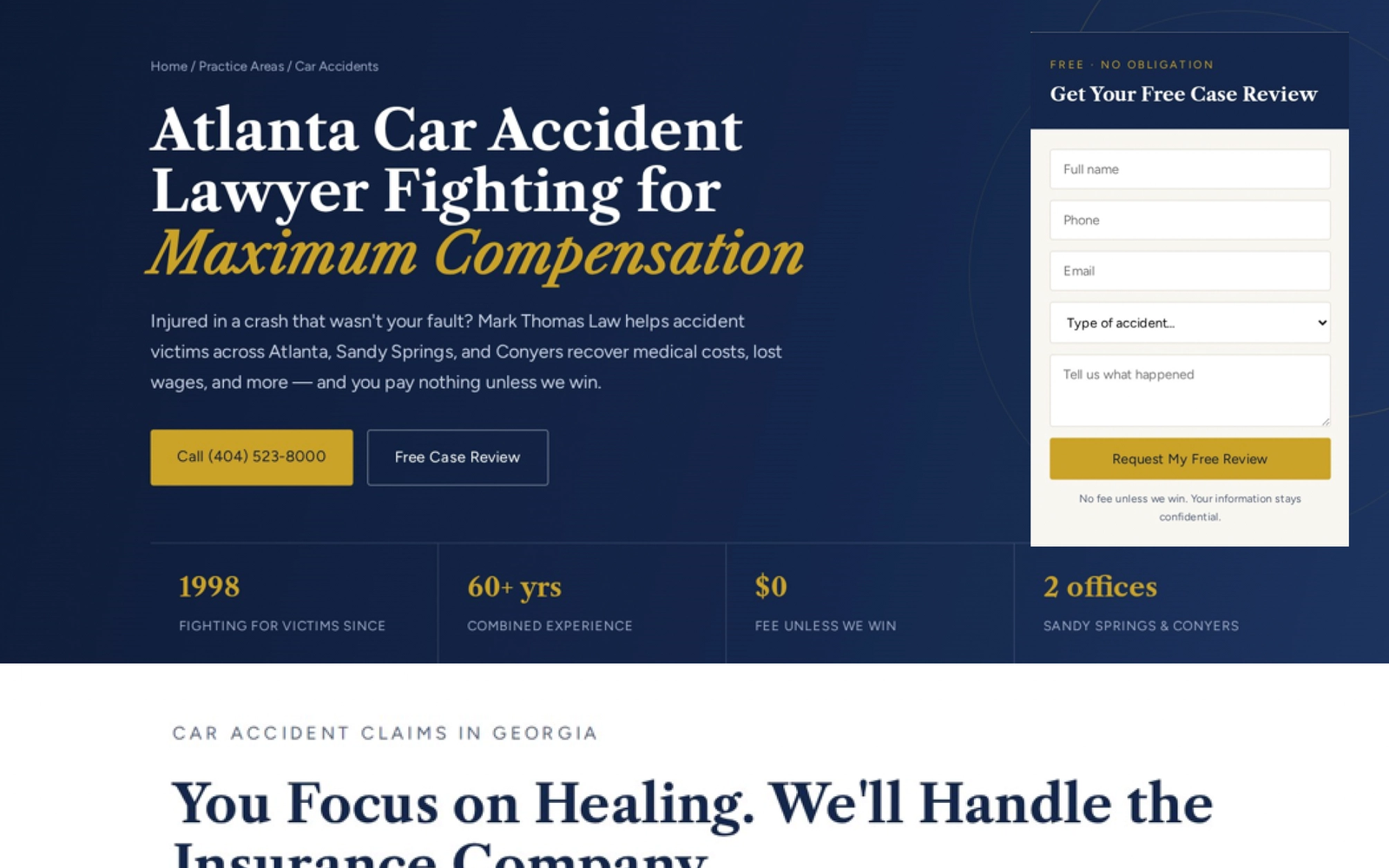Mark Thomas Law
