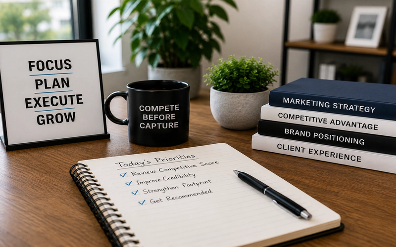 COMPETE Before CAPTURE: The Sequence That Produces 14X Growth