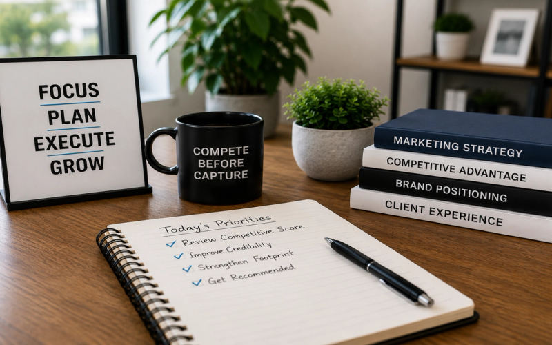 COMPETE Before CAPTURE: The Sequence That Produces 14X Growth