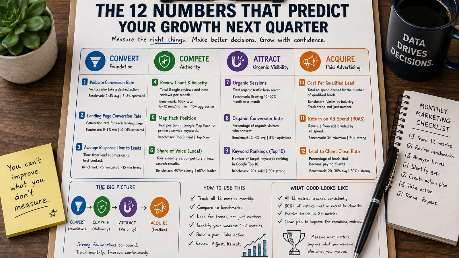 The 12 Numbers That Predict Whether Your Practice Will Grow or Die Next Quarter.