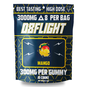 3000mg High Dose THC Gummies - Exotic Mango Infusion