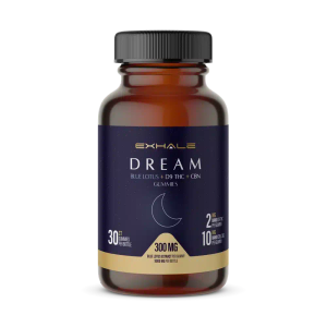 Exhale Wellness Blue Lotus + Delta 9 THC Gummies