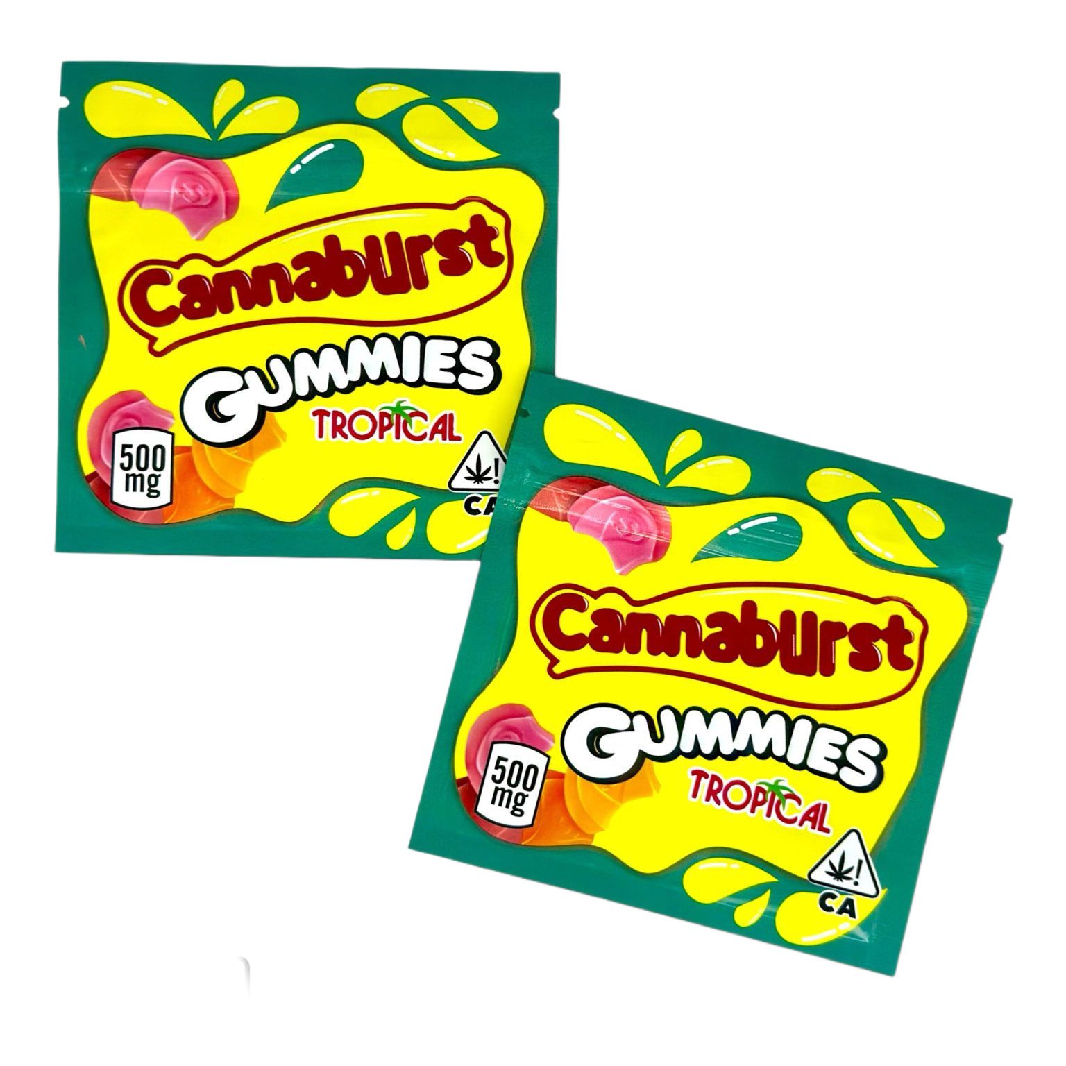 Cannaburst Tropical Gummies (500mg)
