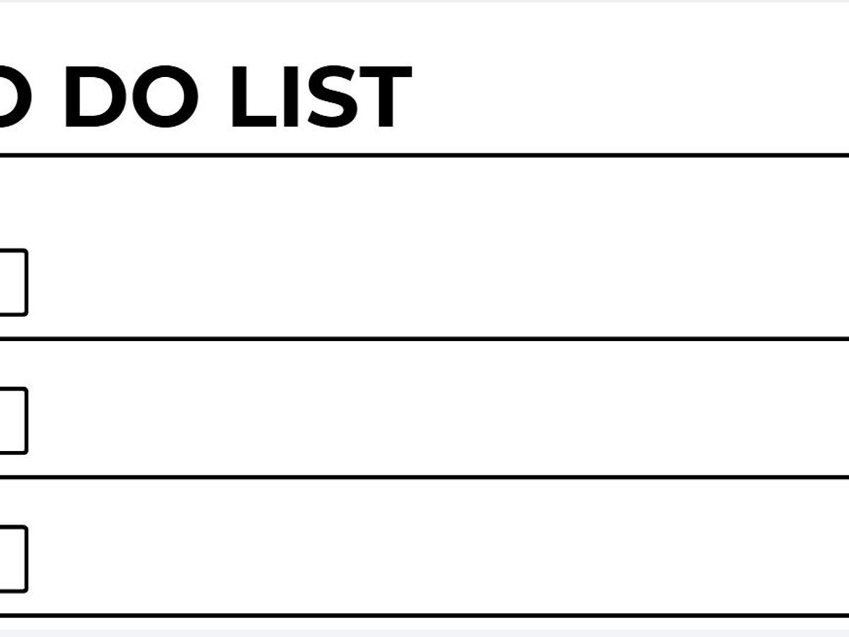 Widoczna lista "to do list" do wypełnienia.