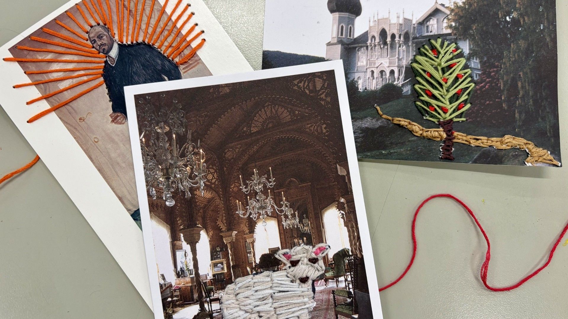 Workshop: Collage and Embroidery on Photo