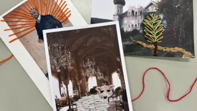 Verksted: Kollasj og broderi på fot — lørdag 29. august