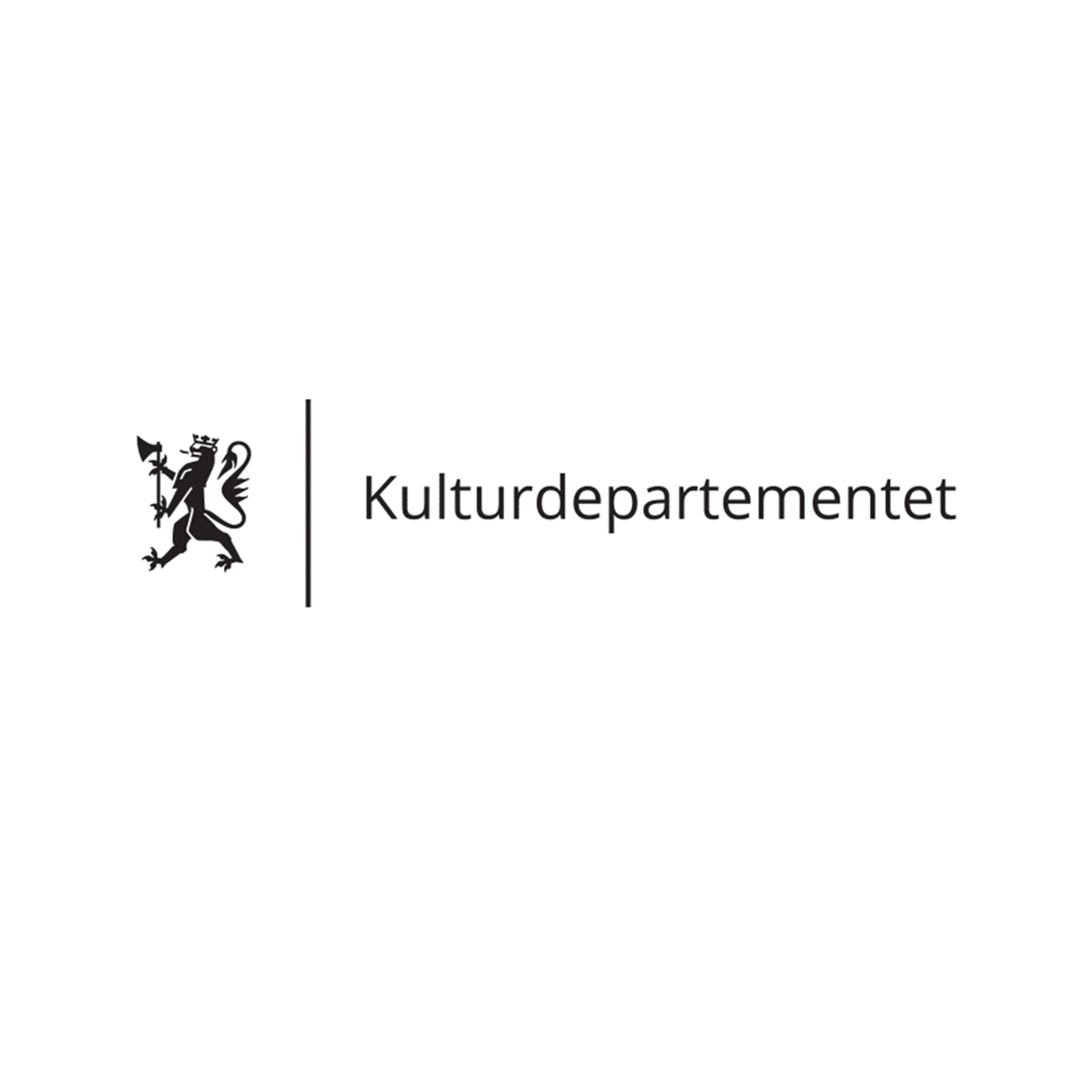 Kulturdepartementet logo