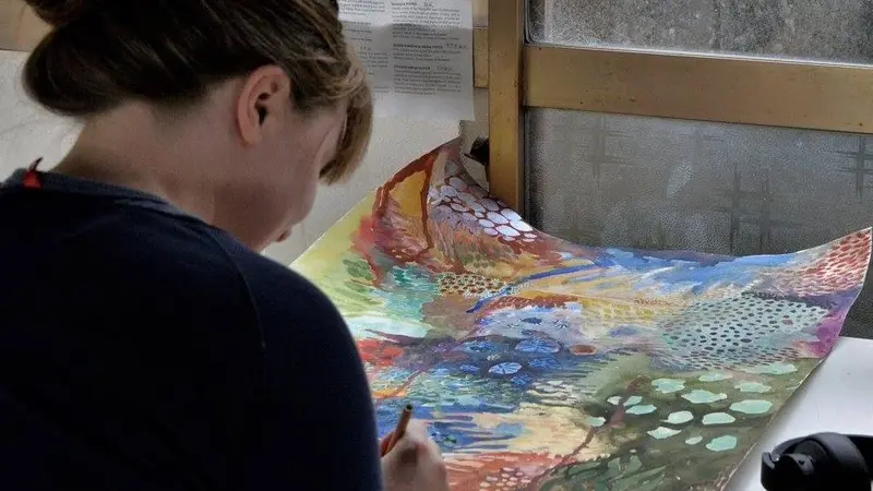 Malekurs med kunstner Aurora Solberg