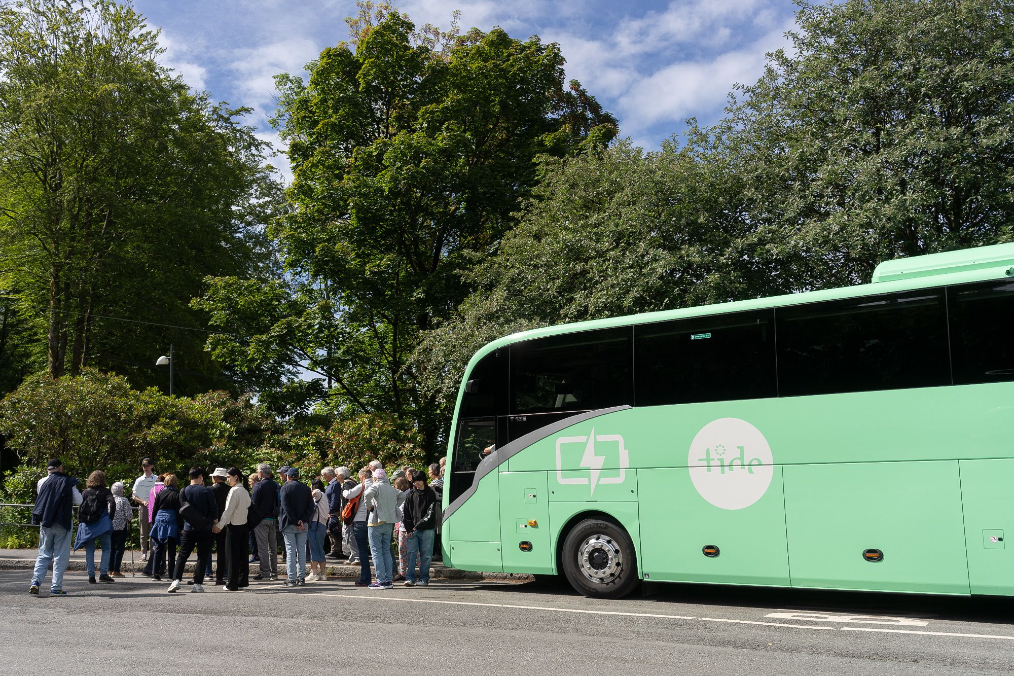 Bus between city center and Troldhaugen