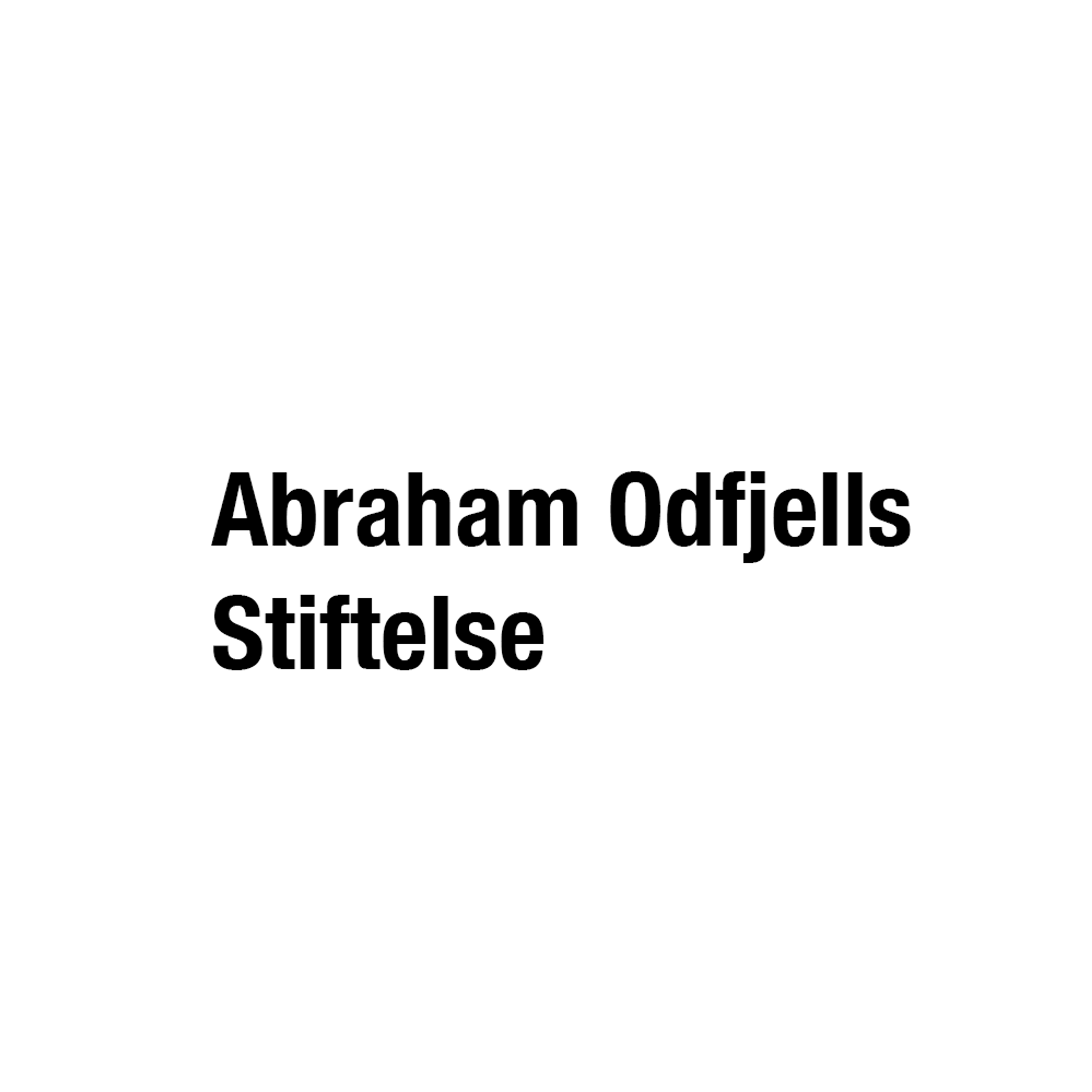 Abraham Odfjells Stiftelse