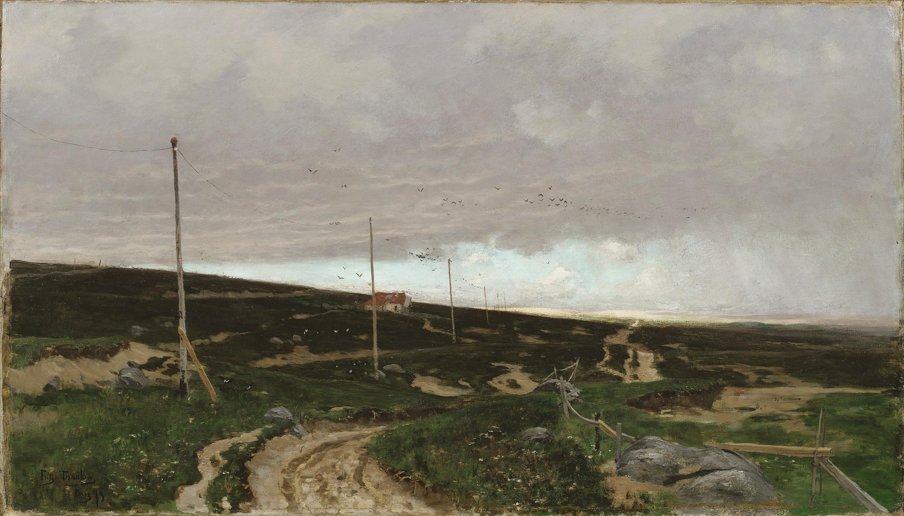 Ved kysten, Jæren (1879) 