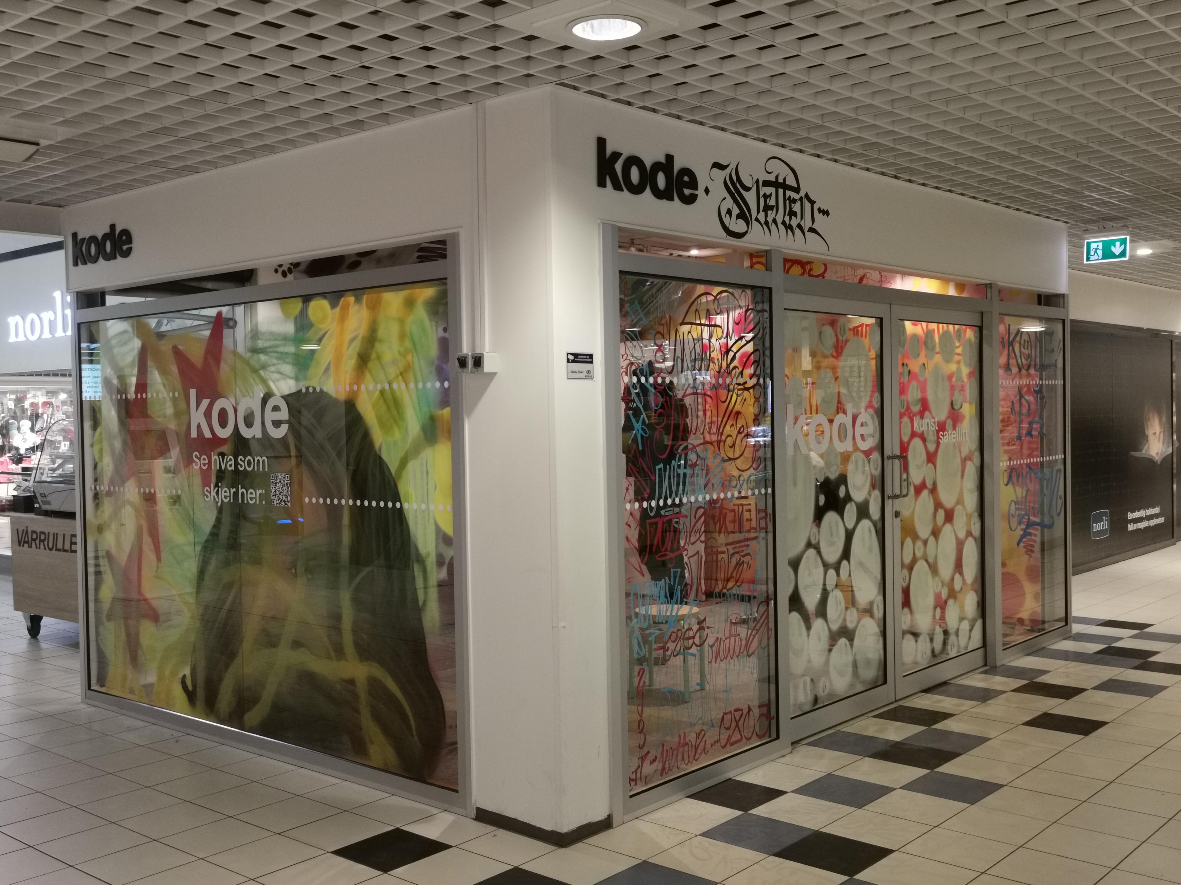 Kodes kunstsatellitt - et rom på Sletten senter