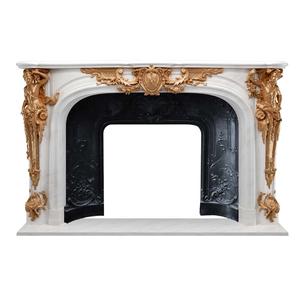 Cheminée Flore et Zéphyr - Carrare statuaire