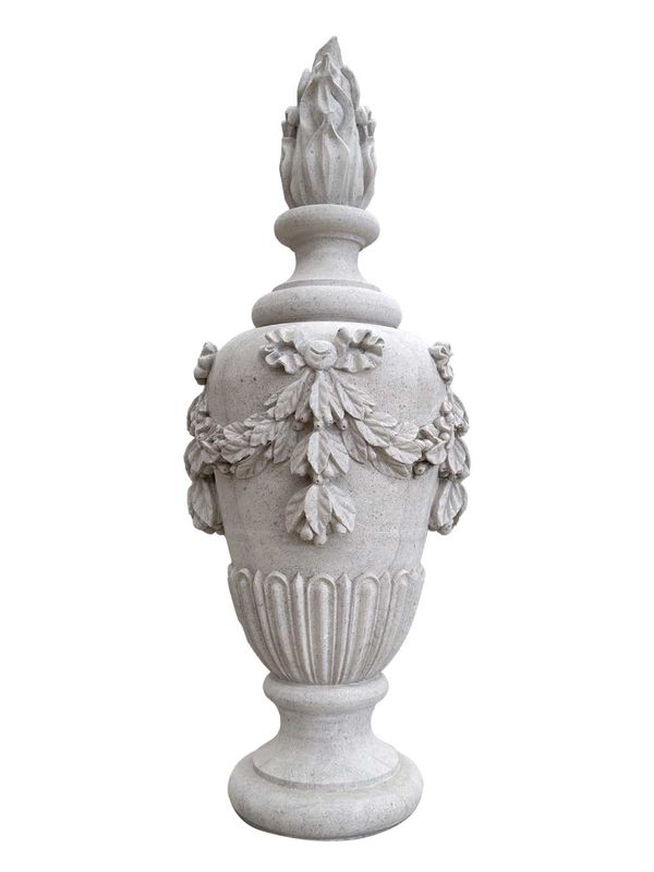 Pot à feux avec Guirlande fleurie