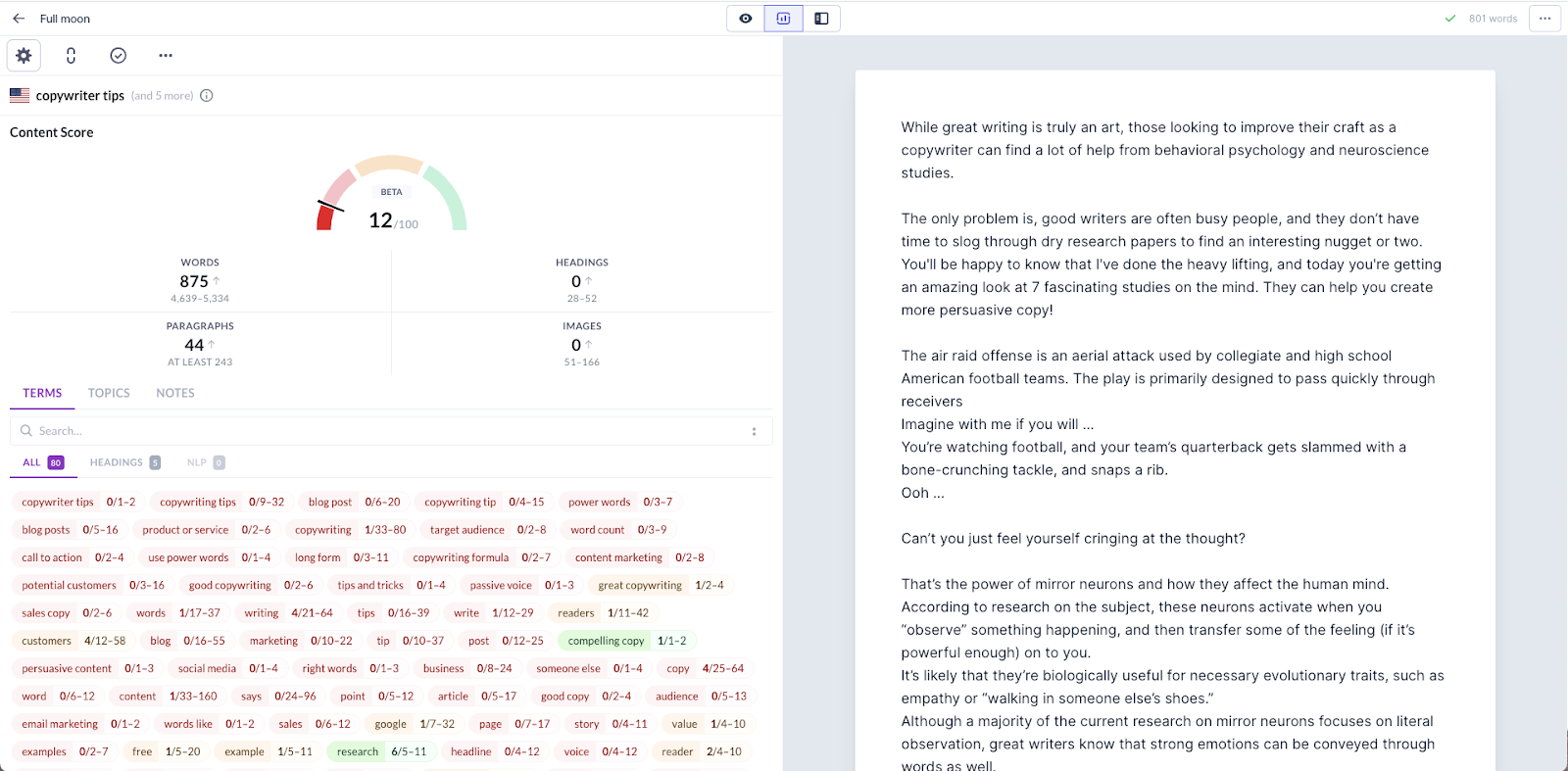 Surfer SEO Integration
