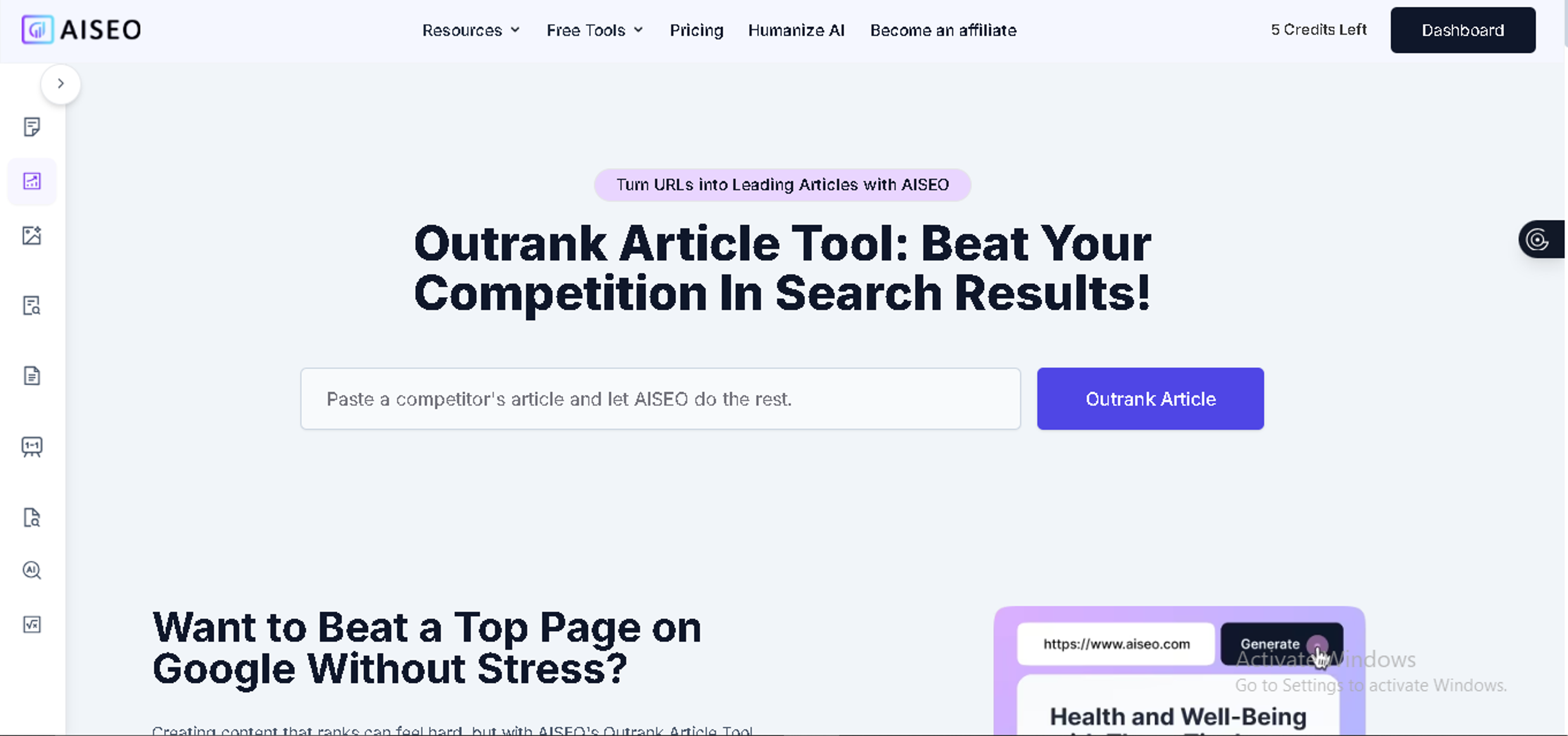 AISEO Outrank Article