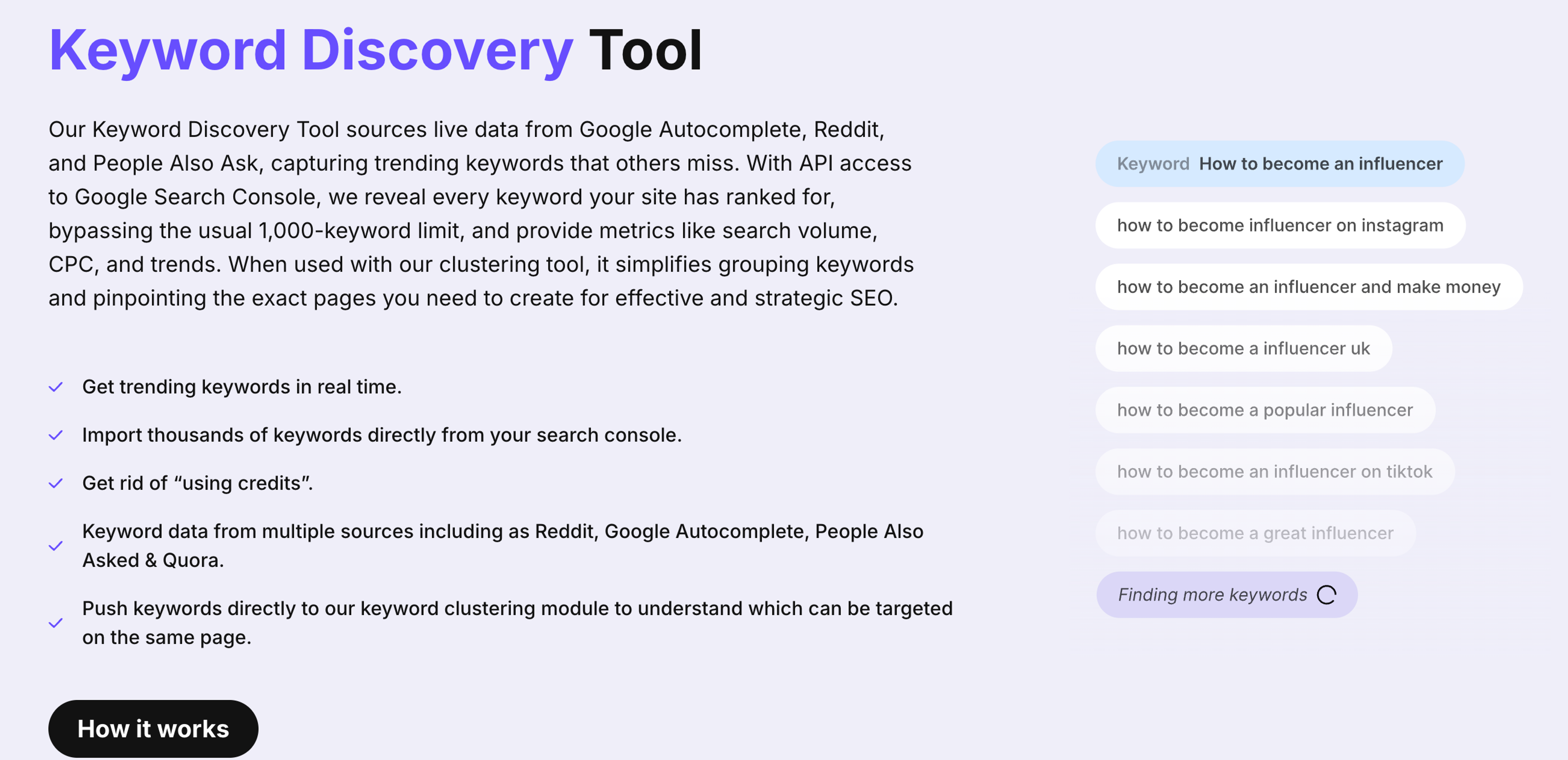 Keyword Discovery