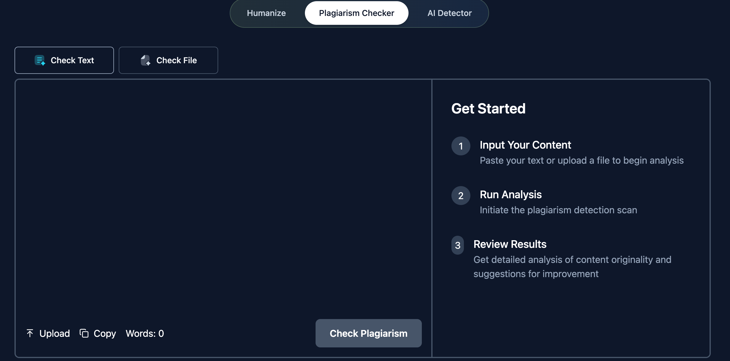 plagiarism detection scan