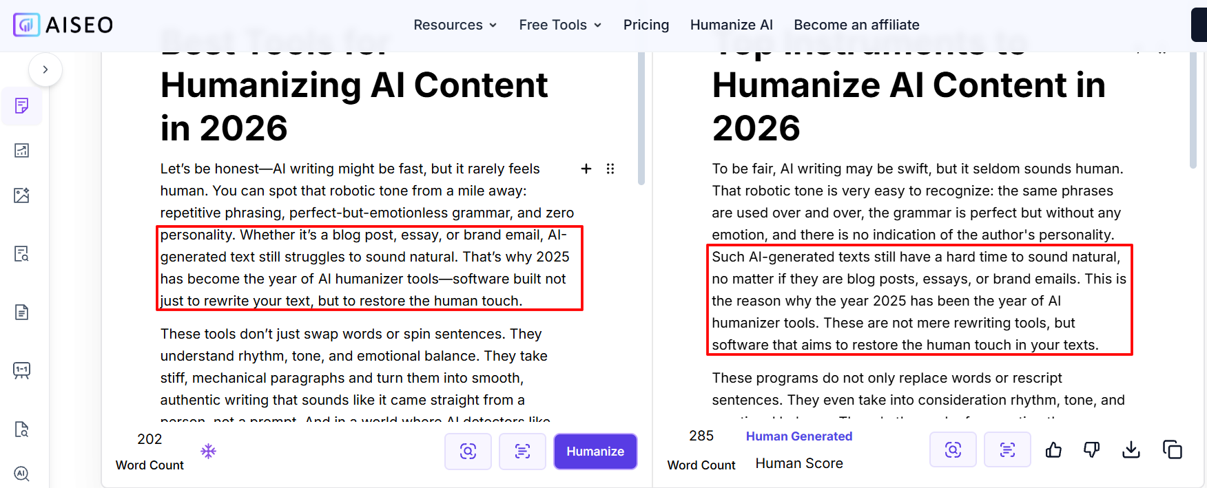Context-Aware Sentence Reconstruction