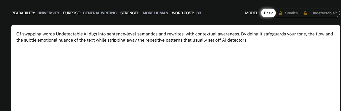Advanced Humanization Engine